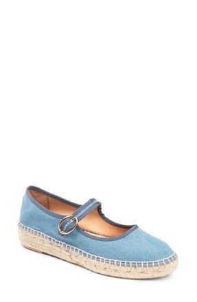 Patricia Green Colette Mary Jane Espadrille in Denim at Nordstrom, Size 8