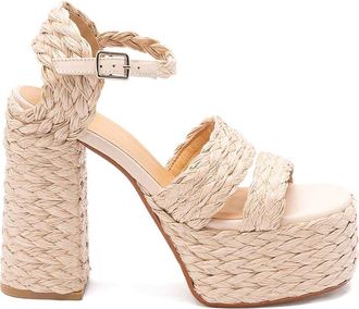 Castaner Raffia Heeled Sandals