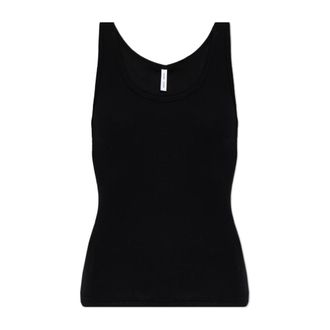 Sams&oslash;e & Sams&oslash;e Sleeveless Tops, female, Black, Size: XS Saamanza Tank Top