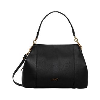 Liu Jo Ecs M Satchel - Dames - Shoppers - Zwart - ONE Size - Polyester - Tassen
