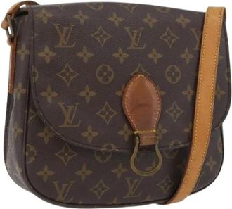 Louis Vuitton Pre-owned Cross Body Bags, female, Brown, Size: ONE SIZE Pre-owned Vintage Canvas Crossbody Bag