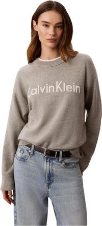 Calvin Klein Jeans Donna, Maglie, Grigio, XS, new