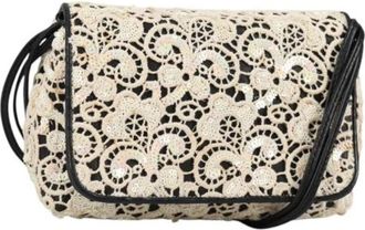 Chanel Pre-owned Cross Body Bags, female, White, Size: ONE SIZE Pre-owned Leather Cross Body Bag