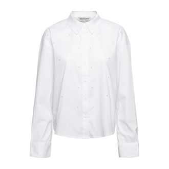 &Co Woman Wonne Blouse - Dames - Blouses & Shirts - Wit - Maat: L Katoen