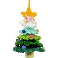 OEM &Aacute;rboles De Navidad De Ganchillo En Colores Degradados, Perfectos Como Regalos Para Amigos, Familiares Y Seres Queridos Adornos Florales Y Vegetales He
