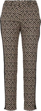 Simona Corsellini Cppa 026 Broek - Dames - Vrijetijds broeken - Bruin - XL - Polyester - Broeken
