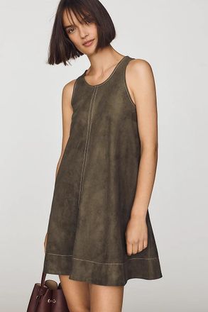 Maeve Keiko Faux-Suede Mini Dress