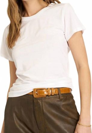 Bloomingdale's You Got It Washed Baby Tee In White