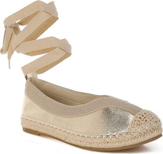 London Rag Zayal Detachable Wrap Tie Flat in Gold at Nordstrom Rack, Size 5