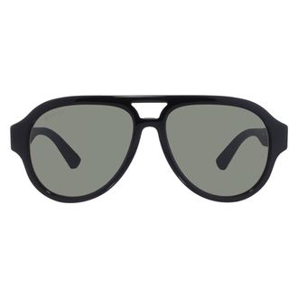 Gucci Grey Pilot Mens Sunglasses GG2088S 001 55