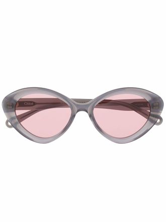 Chloé Osco cat-eye zonnebril - Grijs