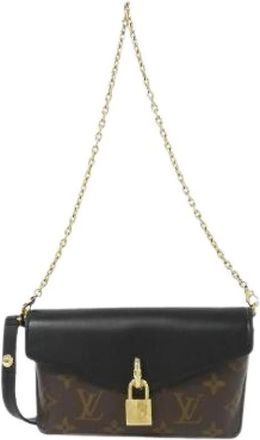 Louis Vuitton Pre-owned Monogram Padlock On Strap Schoudertas - Dames - Vintage Schoudertas - Bruin - ONE Size - Leer - Vintage