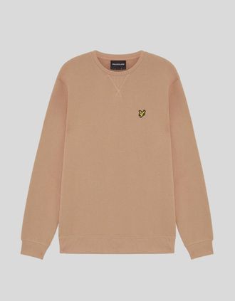 Lyle & Scott Lyle And Scott Mens Cotton Crew Neck Sweatshirt - Brown - Size: 34