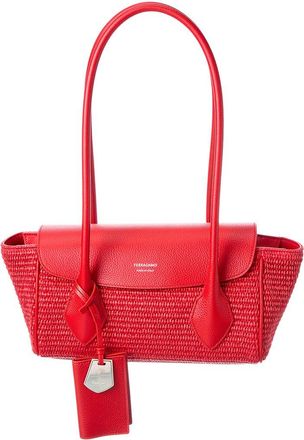 Ferragamo Ferragamo East/West Leather Tote