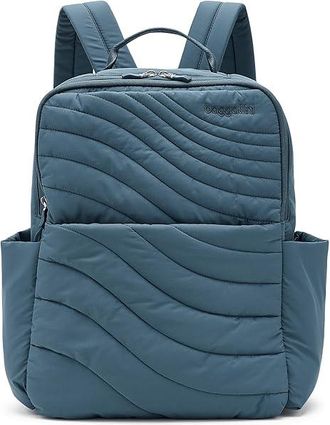 Baggallini Set Wave Backpack Handbags Mist Wave Puff, Polyester