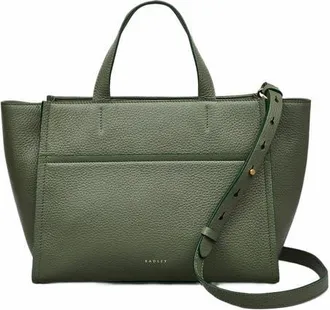 Radley London Oak Street Medium Ziptop Satchel Bag in Olive at Nordstrom