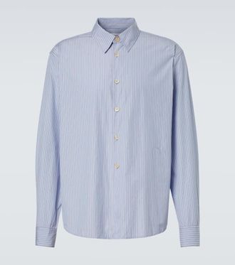 Our Legacy Beyond striped cotton poplin shirt