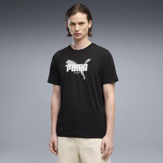 Puma T-shirt Graphics PUMA da uomo, Abbigliamento, Nero, XXL