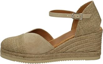 Unisa Cech_26 Espadrilles - Dames - Sleehakken - Bruin - 40 EU - Su&egrave;de - Schoenen