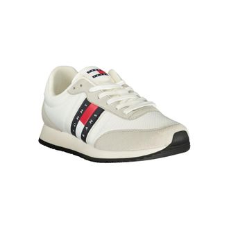 Tommy Hilfiger Logo-Striped Sneaker - White