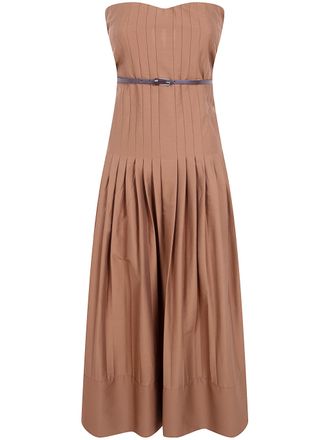 Semicouture Brassiere Popeline Cotton Dress