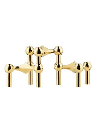 Stoff Nagel Kandelaar 6 cm set van 3