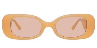 Linda Farrow LOLA LFL1117 C14 Womens Sunglasses Orange Size 52