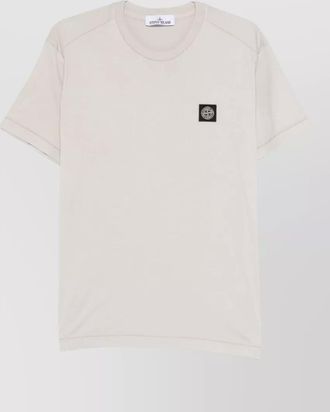 Stone Island cotton logo-patch crew-neck t-shirt