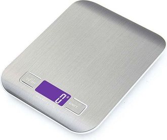 OEM Balance De Cuisine - 5 Kg - Precisi&oacute;n 1 G - Pantalla Lcd - Funci&oacute;n Tara - 4 Unidades De Medida - Acero Inoxidable