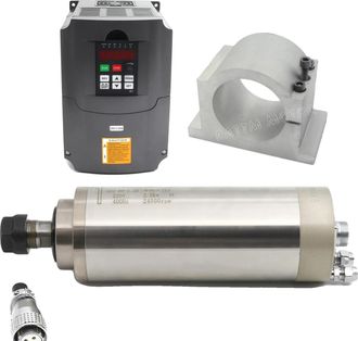 OEM Motor De Husillo Para Fresadora Cnc, Refrigerado Por Agua, De Alta Precisi&oacute;n, Con Variador De Frecuencia Add Clamp Vfd Hy, 220 V