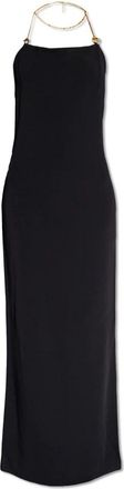 Bottega Veneta Halterneck Maxi Jurk - Dames - Casual kleedjes - Zwart - XS - Kleedjes
