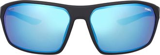 O'Neill Sport Mens Matte Black Blue Mirror Polarized ONS Breakwtr2.0 - One Size