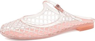 Tory Burch Mellow Mary Jane Jelly Womens Sandals Pink/Pink : 10 M, Synthetic