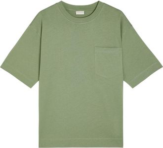 Dries Van Noten Heso Cotton T-shirt - Sage - L