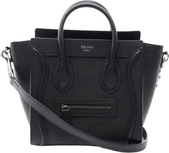 Celine Pre-owned Vintage Handbag - Dames - Vintage Handtas - Zwart - ONE Size - Leer - Vintage