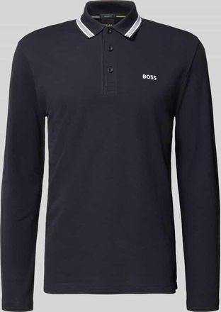 HUGO BOSS Regular Fit Poloshirt aus reiner Baumwolle Modell PLISY in Marine, Größe XXXL