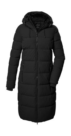 Killtec Steppmantel KILLTEC KOW 56 WMN QLTD CT, Damen, Gr. 38, schwarz, Obermaterial: 100% Polyester;Futter: 100% Polyester;F&uuml;llung: 100% Polyester, M&auml;ntel St