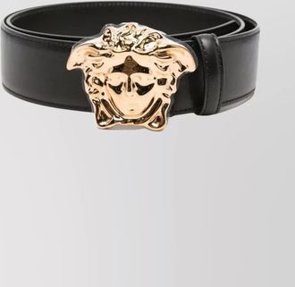 Versace adjustable belt gold-tone buckle