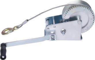 OEM Cabrestante Manual, Construcci&oacute;n De Acero, Cable De 10 M, Color Plata, Cable De 10 M