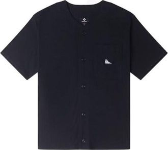 Converse Chuck Taylor Seasonal Shirt Asia Sizing Black White 10024736-A01