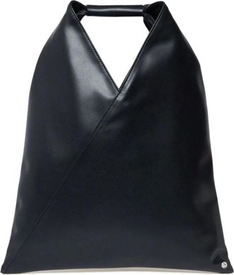 Maison Margiela Tassen, Dames, Zwart, ONE Size, Leer, Japanse Kleine Tas
