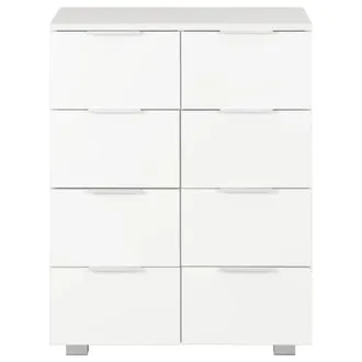 Berkfield Home Sideboard High Gloss White 60x35x80 cm Engineered Wood | Size: 60 x 35 x 80 cm