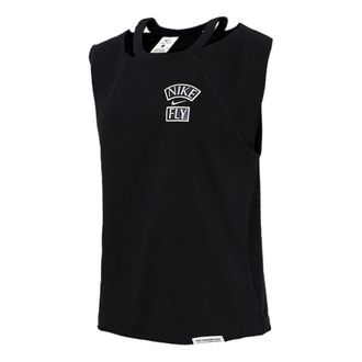 Nike (WMNS) Nike Standard Issue Printing Sleeveless T-Shirt Black CZ7222-010