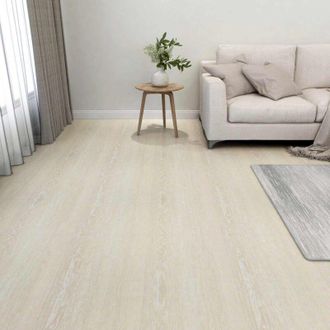 vidaXL vidaXL Tavole per Pavimenti 55 pcs Beige 5,11 m&sup2; PVC