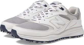 New Balance Mens Heritage Waterproof Golf Shoe, White, 11.5