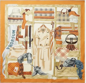 Burberry Printed silk twill scarf