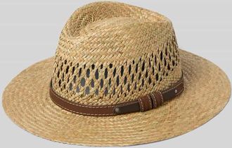 M&uuml;ller Headwear Strohhut mit Zierband in Beige, Gr&ouml;&szlig;e 57