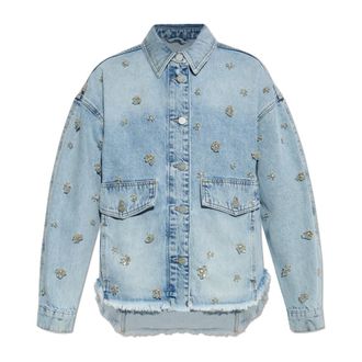 AllSaints Dames, Jassen, Blauw, Maat: L Denim