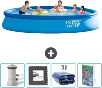 Intex Piscina Easy Set Redonda - 457x84 Cm - 7-piezas Scb105
