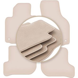 OEM Alfombrillas Premium Beige Para Volkswagen Scirocco Iii Coup&eacute; 2008-2017